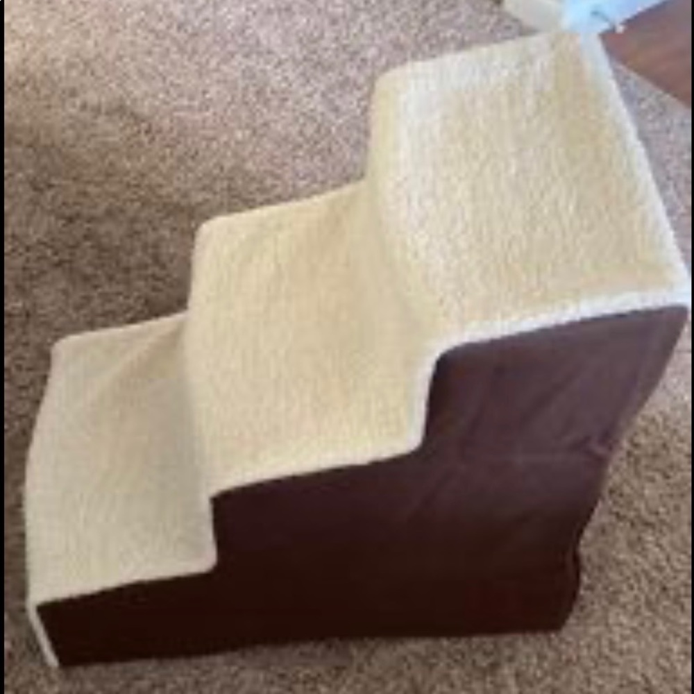 Pet Stairs- hard plastic with washable cover- brand new, never used.
